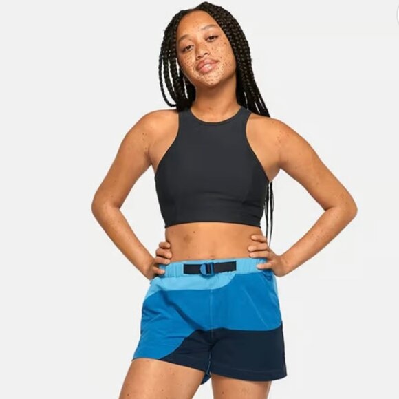 Outdoor Voices Pants - Outdoor Voices Rectrek 3" Shorts Colorblock Blue